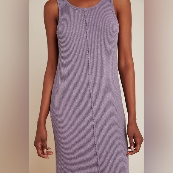 Anthropologie t.LA Lia Ribbed Midi Dress size Medium - Picture 4 of 10